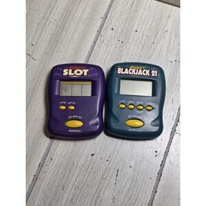 VTG 1997 Radica Pocket Slots Game & Radical Pocket Black Jack 21 Tested
